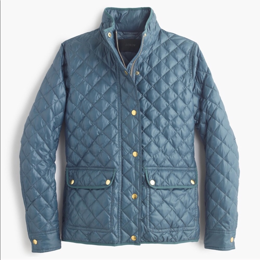 J. Crew Quilted Puffer Coat